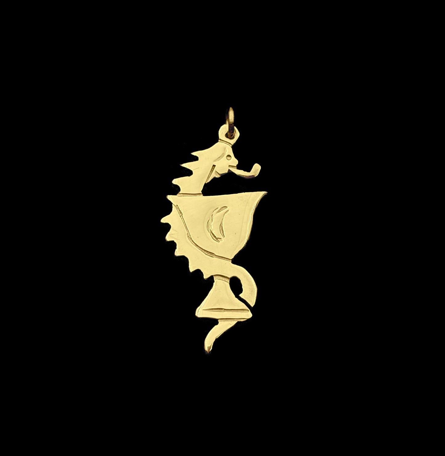 Moon Goblet and a Dragon Girl with a Pipe