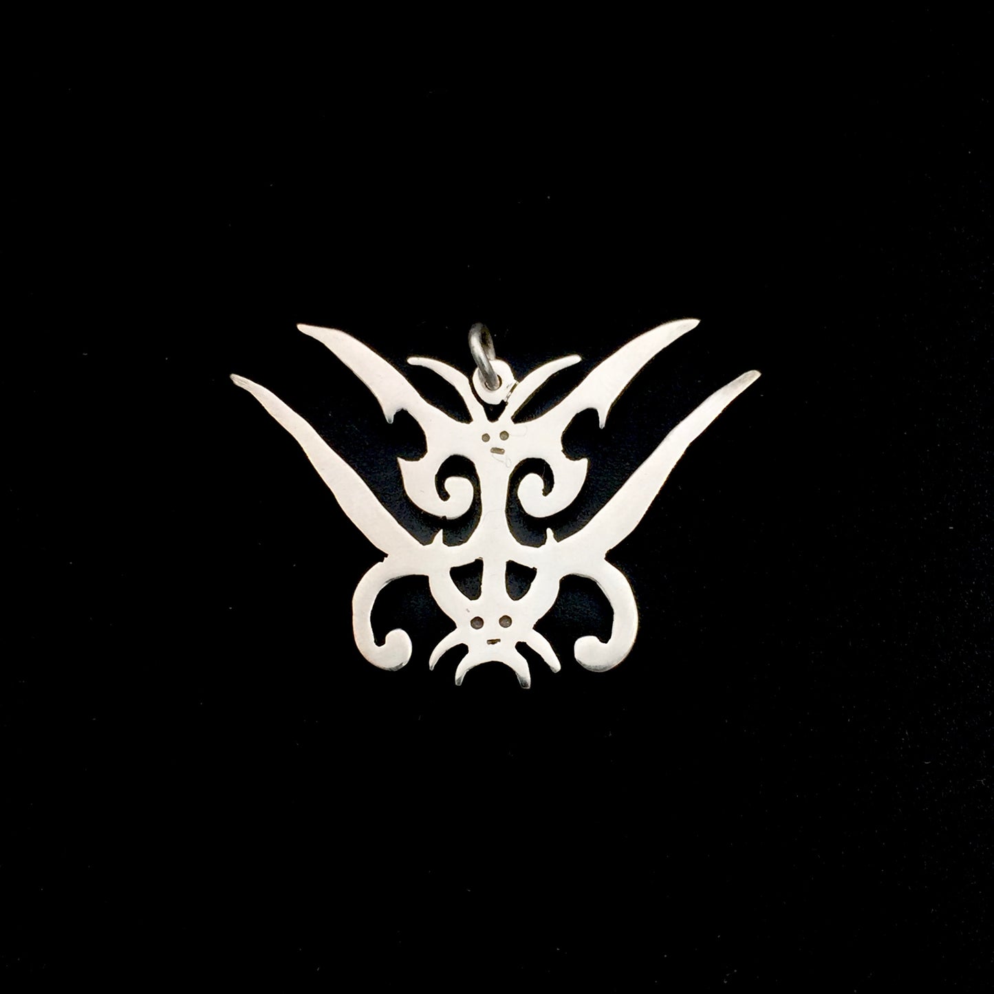 Silver Pendant with Two Figures