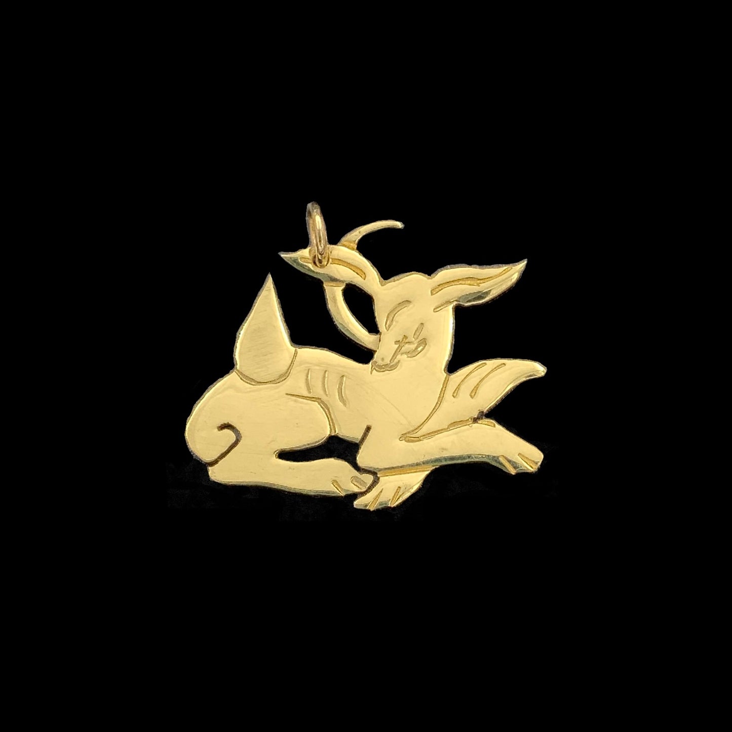 Moon Dew Kitsune Pendant