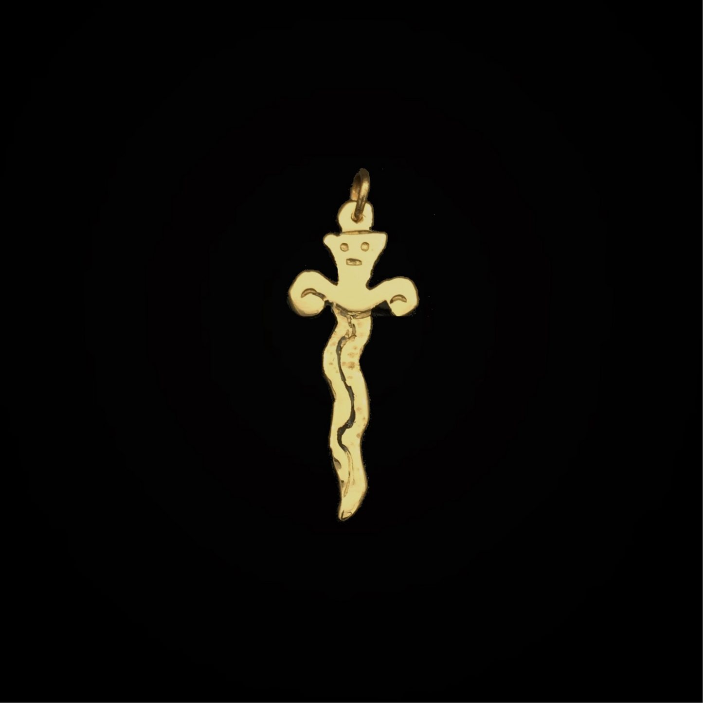 Wavy Dagger Pendant