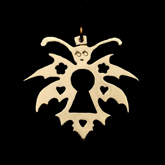 Keyhole Butterfly Pendant