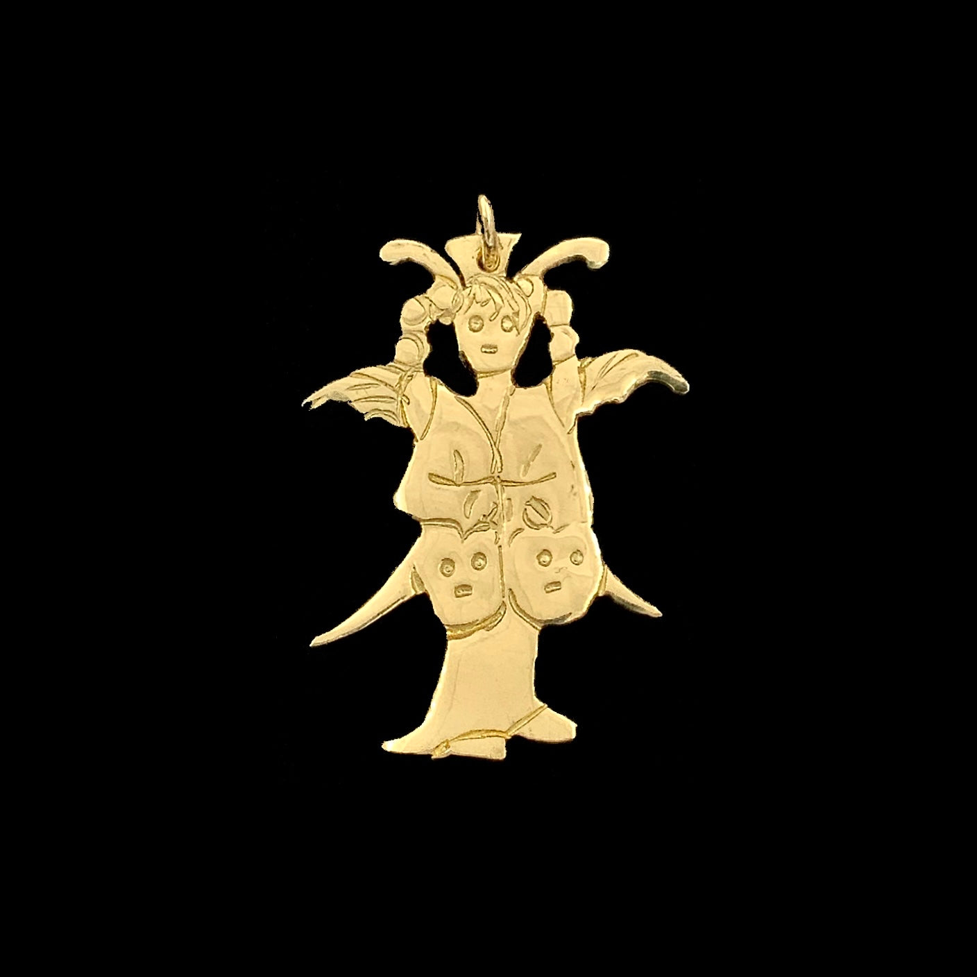 Apple Fairy Pendant