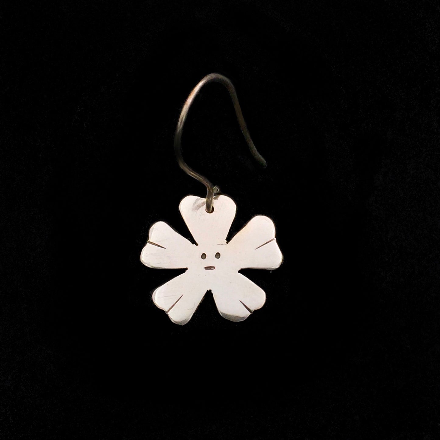 Silver Flower Earring