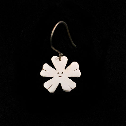 Silver Flower Earring