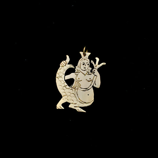 Medieval Mermaid Pendant