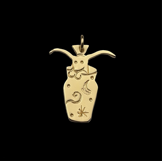 Magical Vase Bunny Pendant